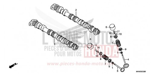 ALBERO A CAMME/VALVOLA CB650RAK di 2019